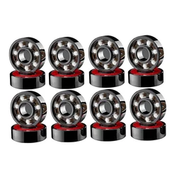 16 Pcs Ceramic Bearings High Speed Wear Resistant for Skate Skateboard Wheel