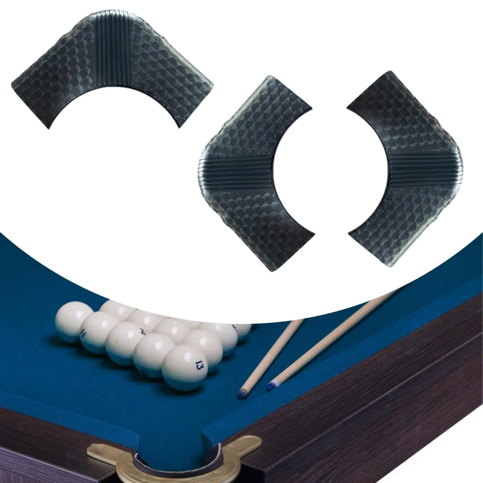 

Pool Table Corner Protector Pool Corner Caps Accessory Elegant Lightweight Sturdy Portable, Scratch Resistant Corner Guards