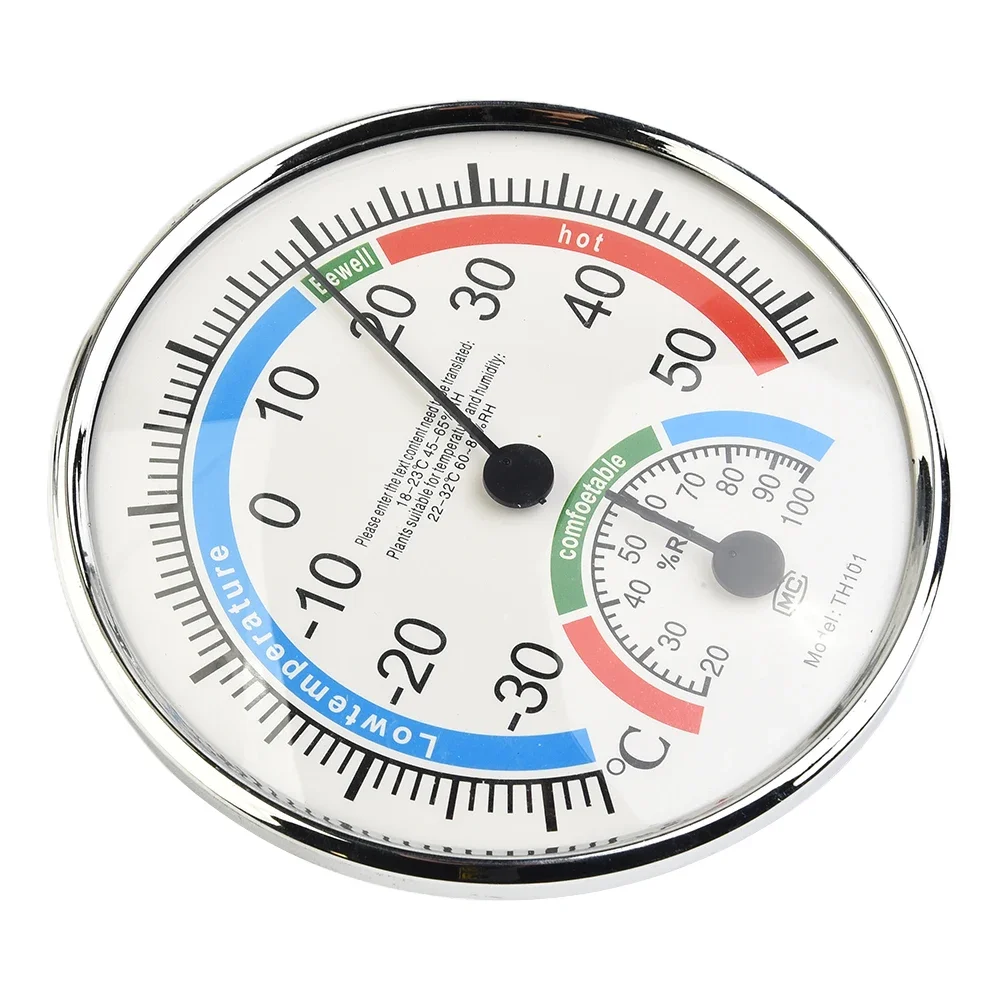 Thermometer Hygrometer Thermo Analogue Humidity Room Climate Control Inside Household Pointer Garden Restaurant Measuring Tool