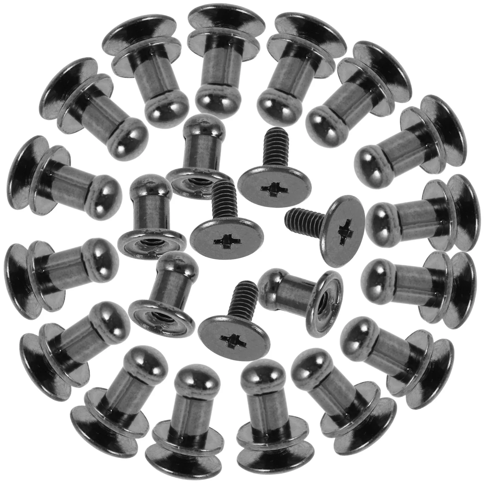 

20Pcs Punk Rivets Metal Studs for Clothing DIY Bag Shoes Craft Accessories Metal Studs for Clothing Punk Rivets