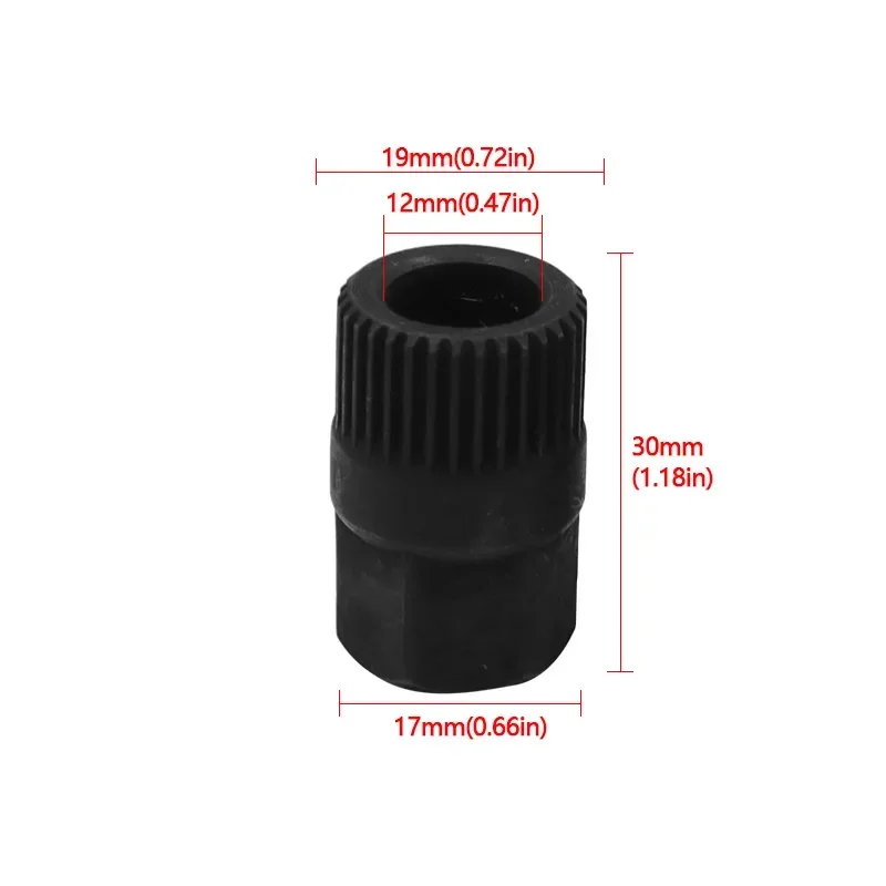 Alternator Pulley Puller Remover Socket T50 /M10 Alternator Pulley Socket Bit With 33 Teeth Tool