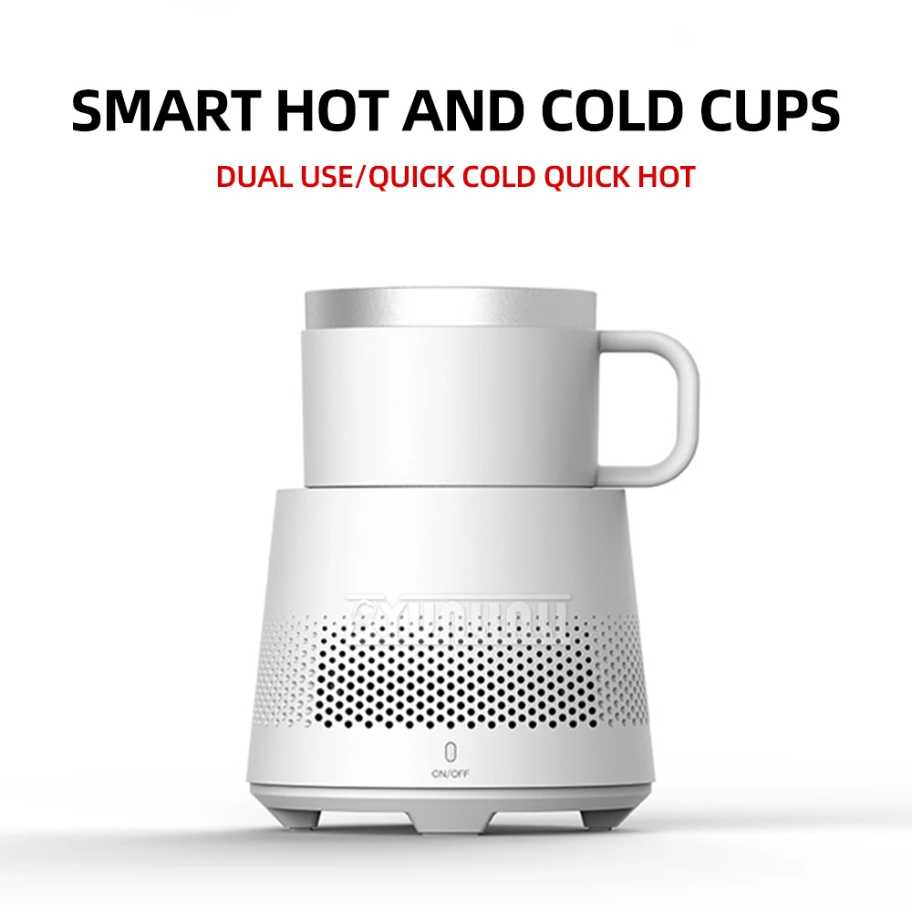 Household Intelligent Hot And Cold Cup Beverage Mug Portable Desktop Dual-purpose Hot and Cold Cup