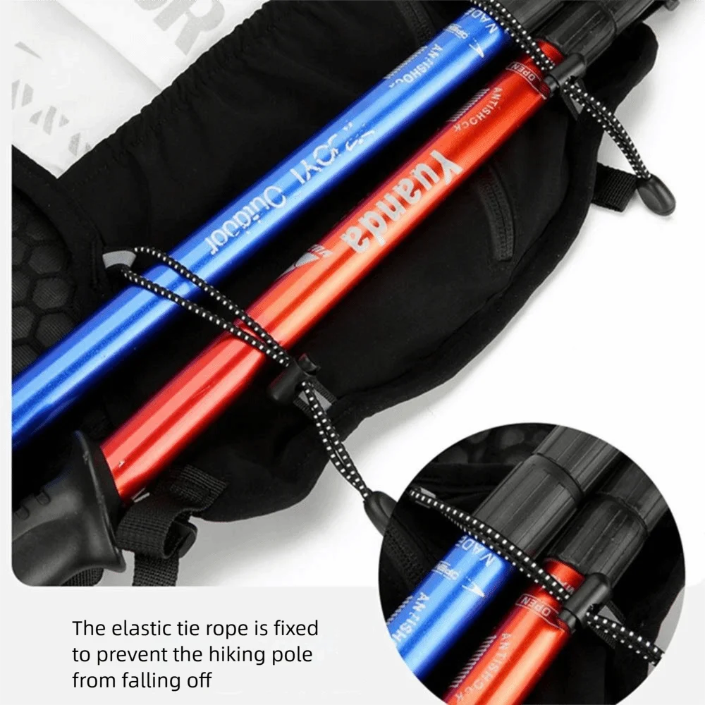 Colete de hidratação leve para corrida, design reflexivo respirável, pacote de hidratação, conveniente, multifuncional, bolsa de bicicleta