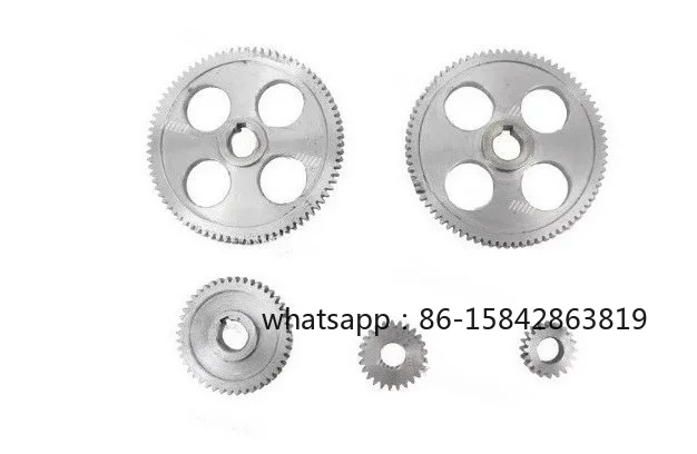 CJ0618 Lathe Spindle Metal, Fixed Duplex Gear, Tool Gear Exchange Gear Motor Synchronization