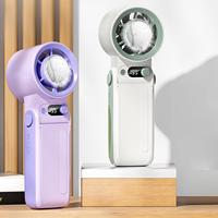 Portable Fan Rechargeable Handheld Fan 6000mAh 199 Speed Foldable Lightweight Conditioner Cooler for Car Office Camping Bedroom