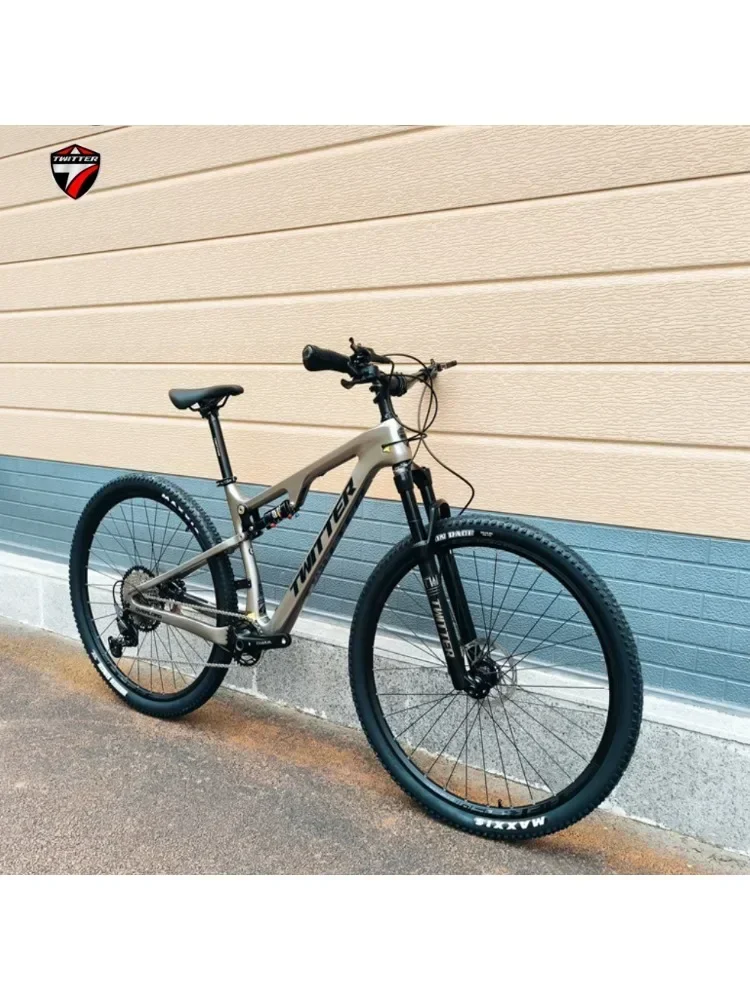 AliExpress TWITTER OVERLORD M6100-12S Hydraulic disc brakes,AM-class T900full suspension,carbon fiber mountain bike,27.5/29in*15/17/19/21cm