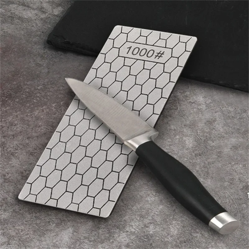 400# 600# 1000# Diamond Knives Sharpening Stone Whetstone Grindstone Ultra-thin Honeycomb Manual Knife Sharpener Kitchen Tools