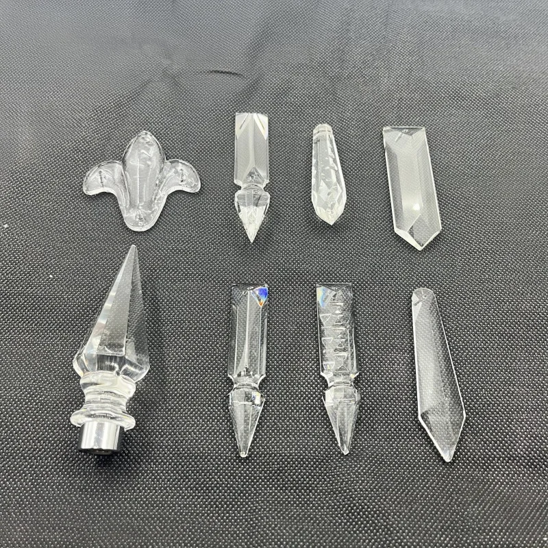 الحديثة الثريا الكريستال مصباح الكريستال لمصباح شمعة الكريستال ضوء led الثريا قلادة ضوء الزفاف تجهيزات العشب DIY بها بنفسك #2