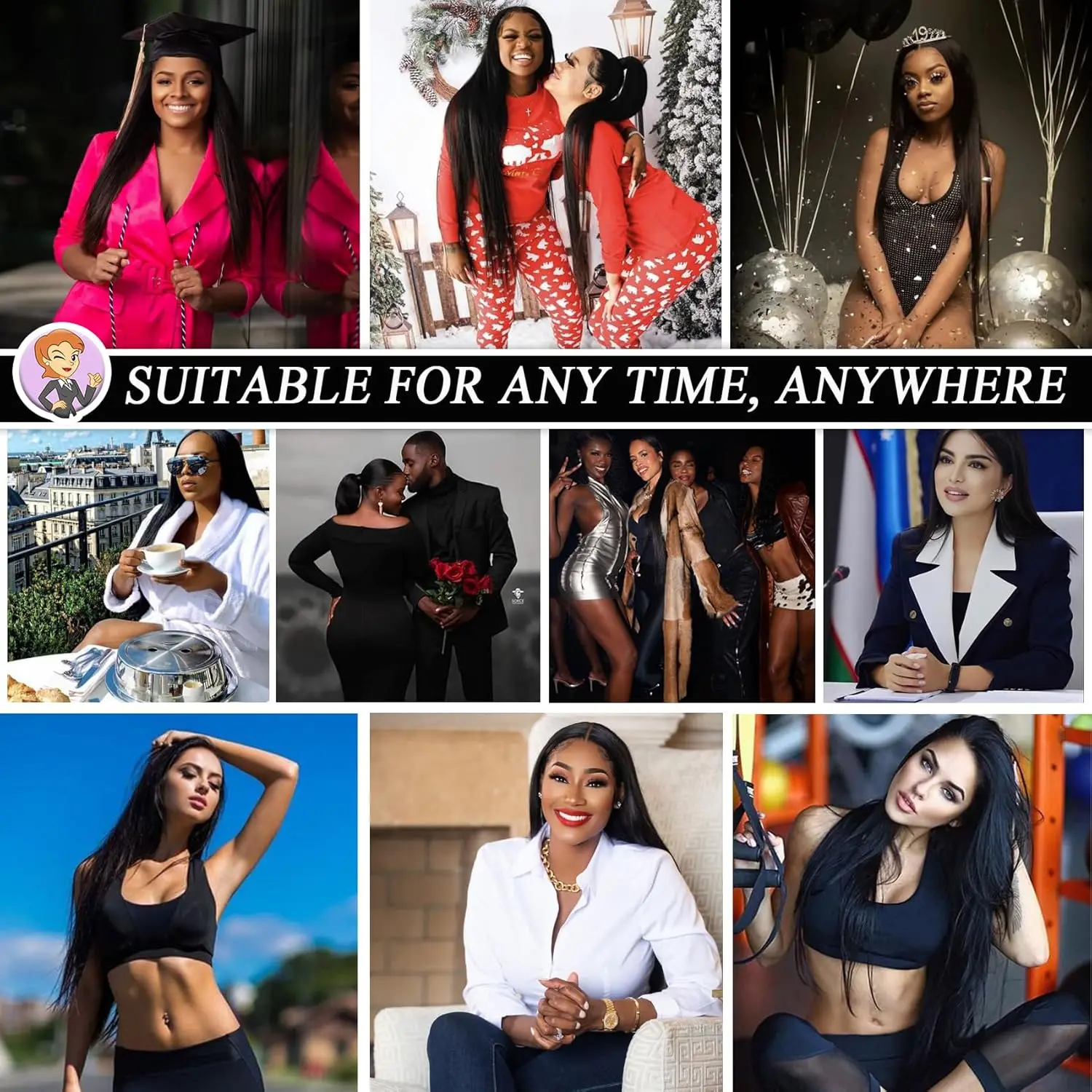 26 42 Inch 13x6 HD Transparent Bone Straight Lace Frontal Wigs 5x5  Human Hair Wig 200 250 Density for Women