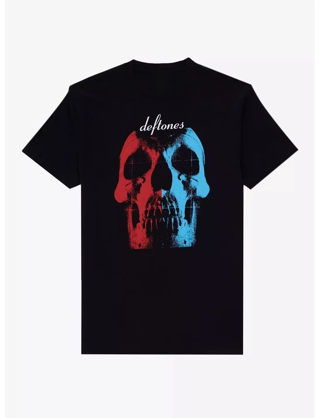 

Deftones Minerva Split Skull T-Shirt Casual Pure Cotton Men's and Women's T-shirt Summer Ventilate Street Oversized Gothic Tees