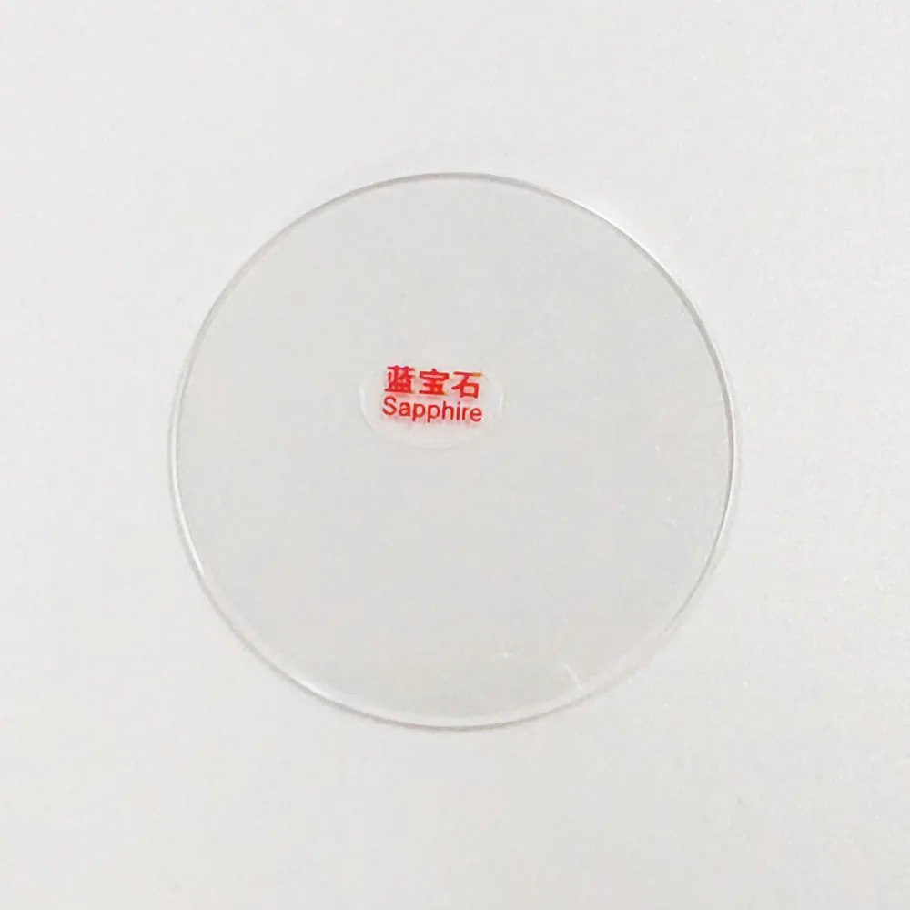 32mm~41.5mm Thickness 1.2mm Flat Sapphire Watch Glass Replacement Ultra Clear 1.2 thick Watch Crystal For Watchmaker Repairing