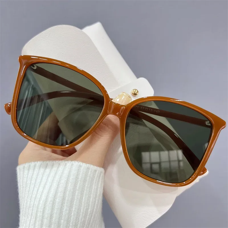 

Oversized Square Sunglasses Women Fashion Vintage Big Frame Sun Glasses Men Driving Goggles Shades UV400 Gafas De Sol