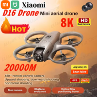 Xiaomi D16 Mini Drone 8K HD Dual Camera Aerial Aircraft 20000M Obstacle Avoidance UAV Fixed Remote Control Airplane Gift Toy