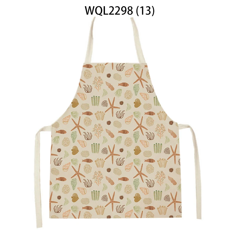 Cute Cartoon Animals Printed kitchen Apron for Children Adult House Cleaning Women Men Apron Goods for Home kitchen Apron