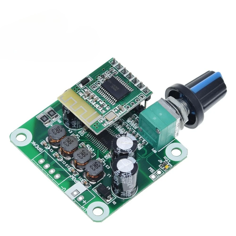 Módulo de Placa Amplificadora de Audio Digital TPA3110 Bluetooth 4.2 15w+15W 12V-24V para Altavoz USB, Altavoz Portátil
