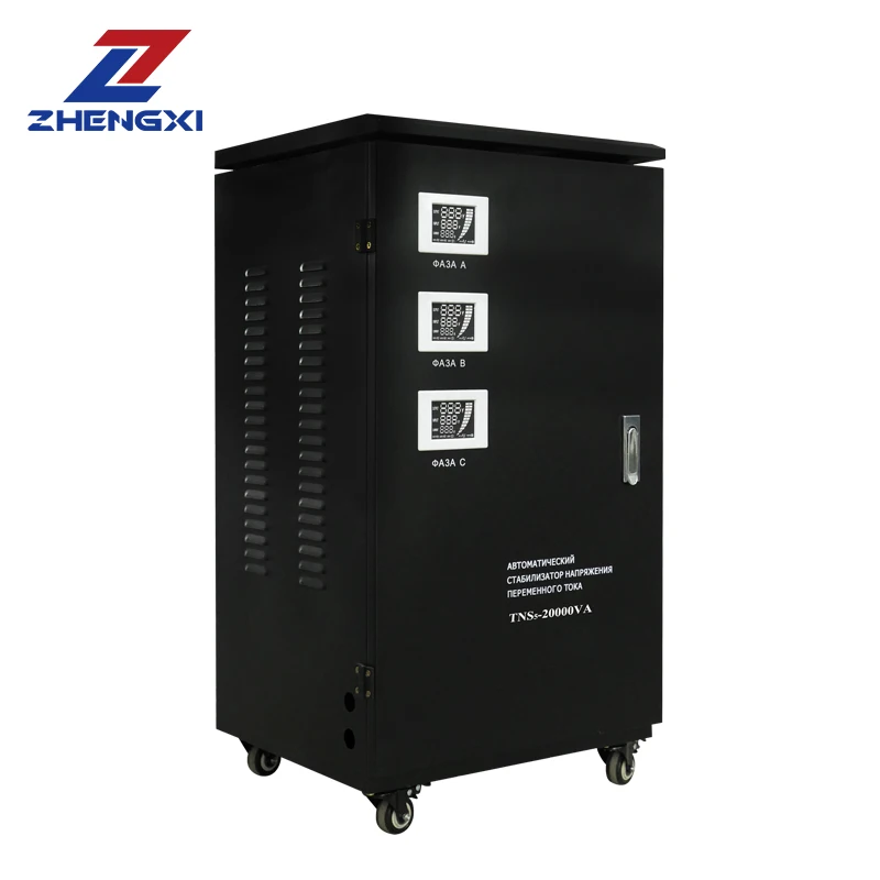 

Factory Price Automatic 20KVA 30KVA 40KVA Three Phase AC 380V Voltage Regulators/Stabilizers for Industrial Machines