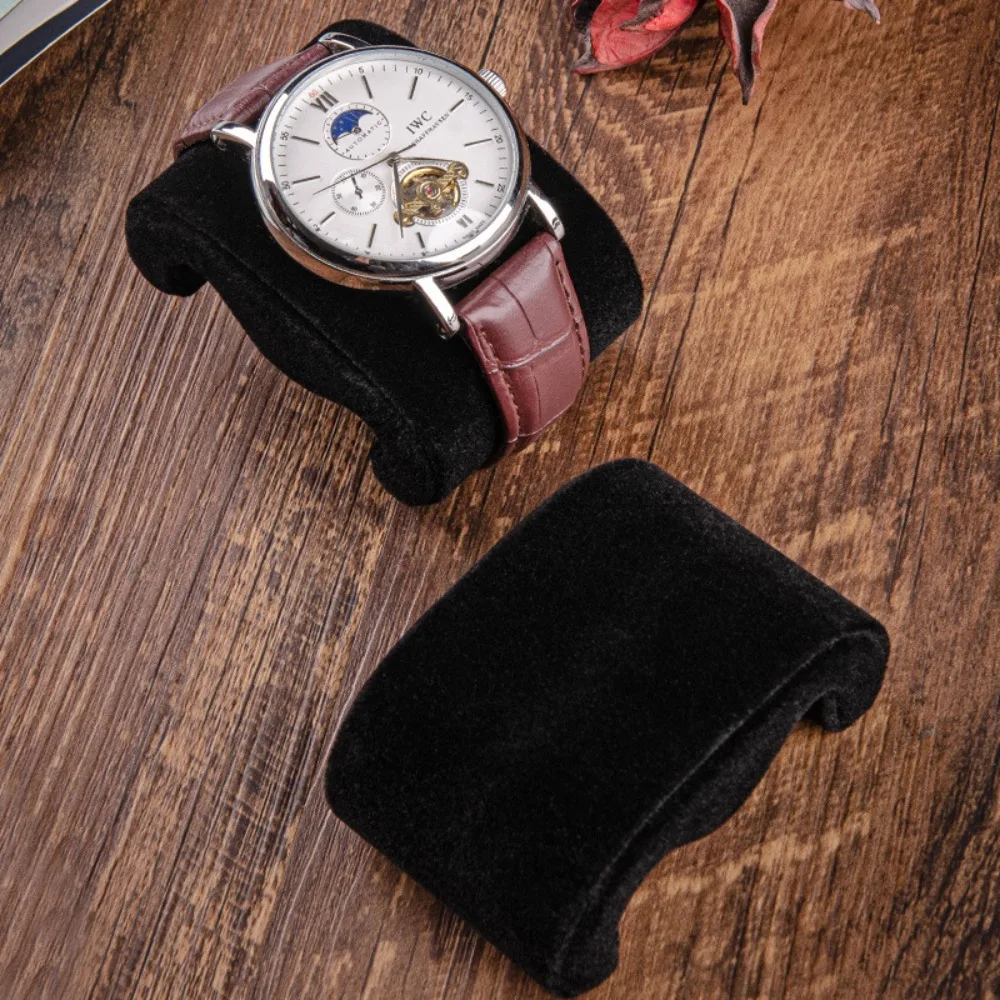 

Multi Functional Suede Velvet Watches Storage Pillow Display Fixed Pillows Wristwatch Bracelet Cushion Watch Jewelry Organizer