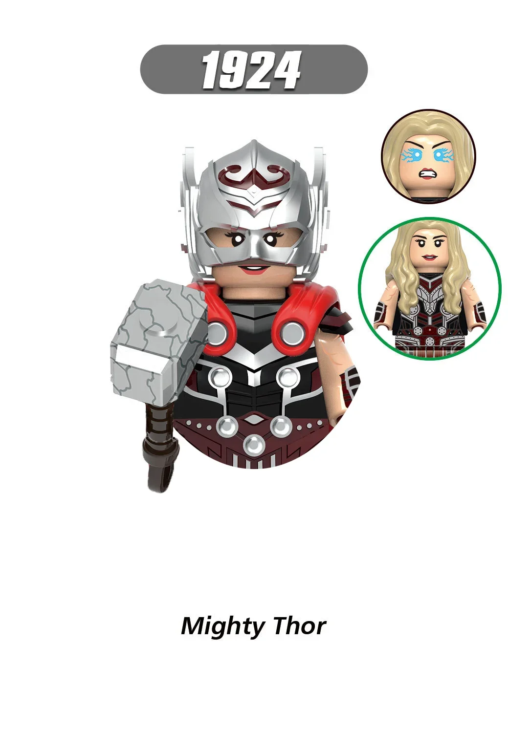 Heißes Spielzeug neues Wunder Superheld Thor Puzzle montieren Spielzeug Mini Action figur Bausteine für Party geschenke