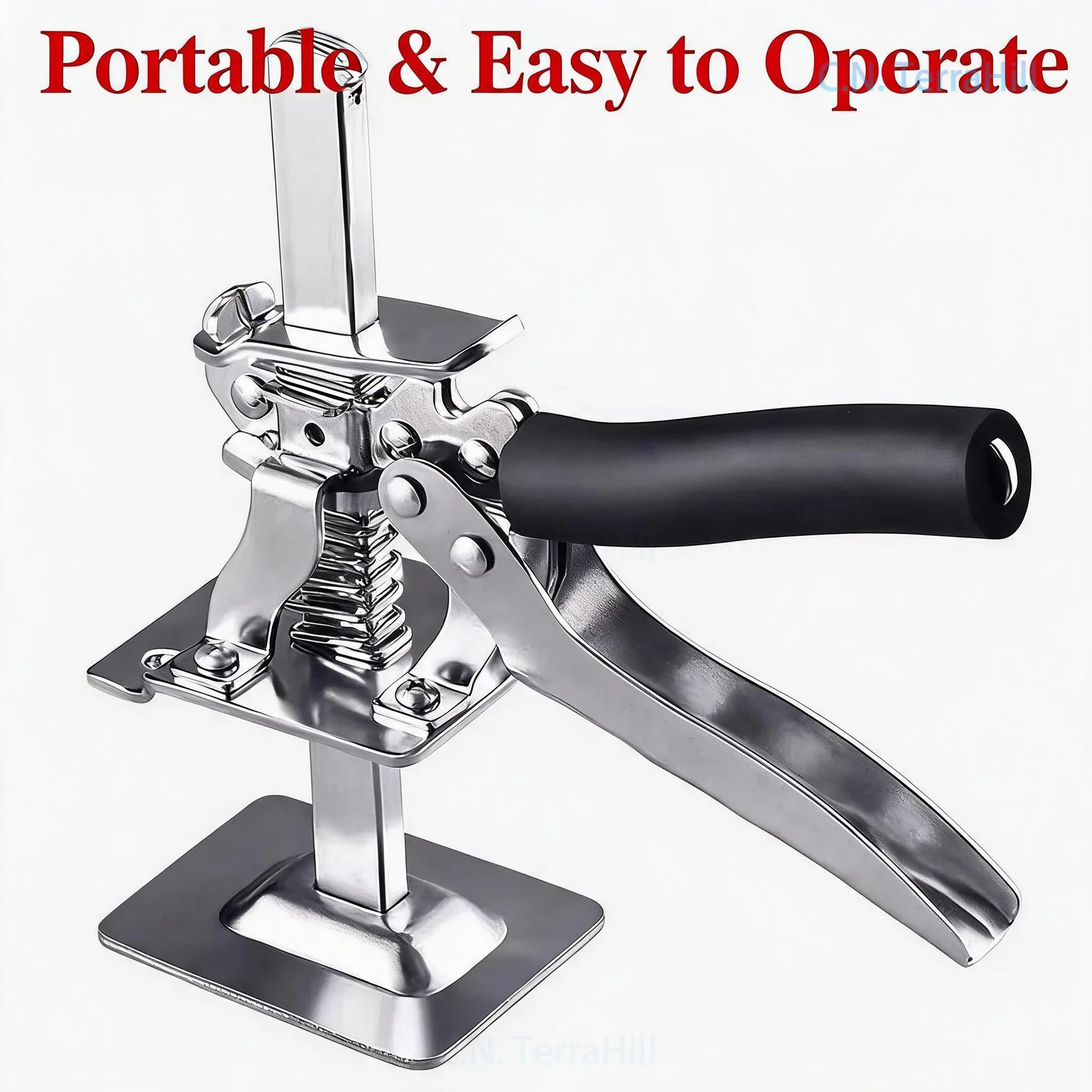 Tile Leveling Spacer Tool Adjustable Wall Tile Leveler Positioning Device Manual Lifting Jack for Floor Installation