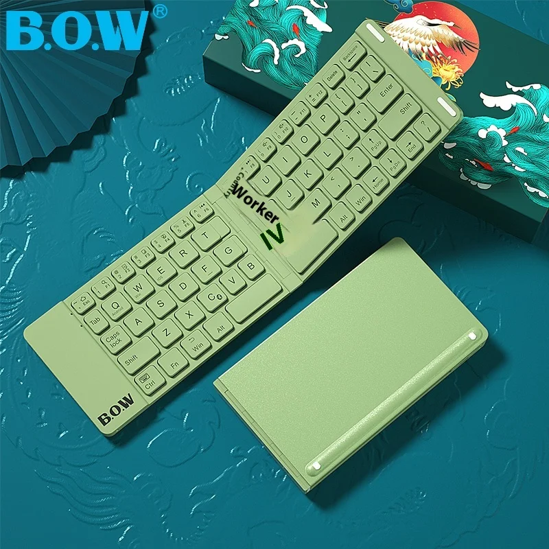 

Bow Folding Bluetooth Keyboard External Wireless Keyboard Universal Portable Christmas Gift Multi-Scene Universal