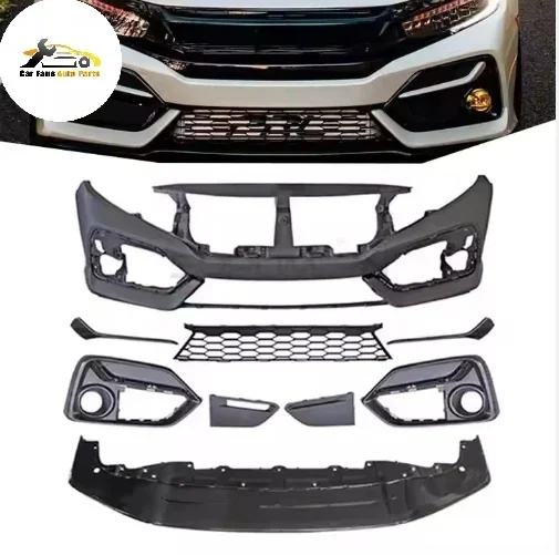 High quality factory Car accessories auto parts rear Front Bumper lip bodyKit Assembly for