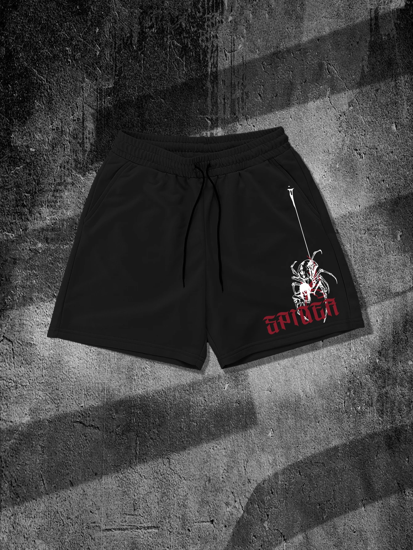 

Men's Spider Pattern Casual and Street Style Shorts Comfortable Lightweight for Summer Outdoor Activities，Y2K&Punk Look