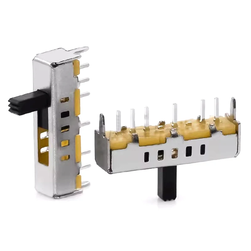 

SS-15D01 G5(1P5T) Single-row 6-pin five-speed vertical slide switch with ball toggle switch