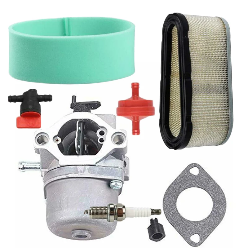 

Fuel Filter Carburetor Gasket Lawn mower Pre-Filter Shut-Off Valve Spark Plug Air Filter For Craftsman 917256450