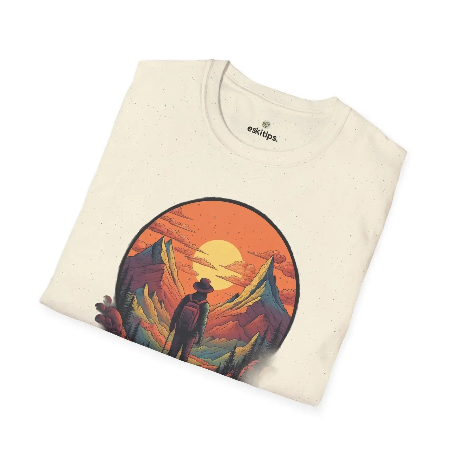 Adventurous Sunset Mountain Explorer T-Shirt