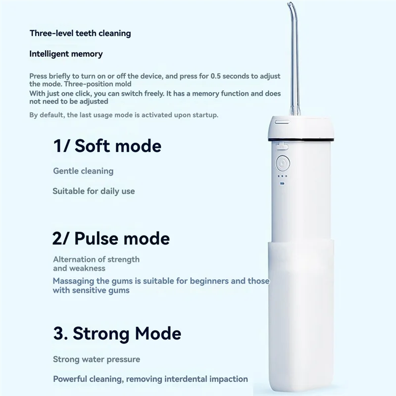 B47B-зубная щетка для чистки зубов, ультразвуковая водяная импульсная зубная щетка, ирригатор полости рта для домашнего и путешествия