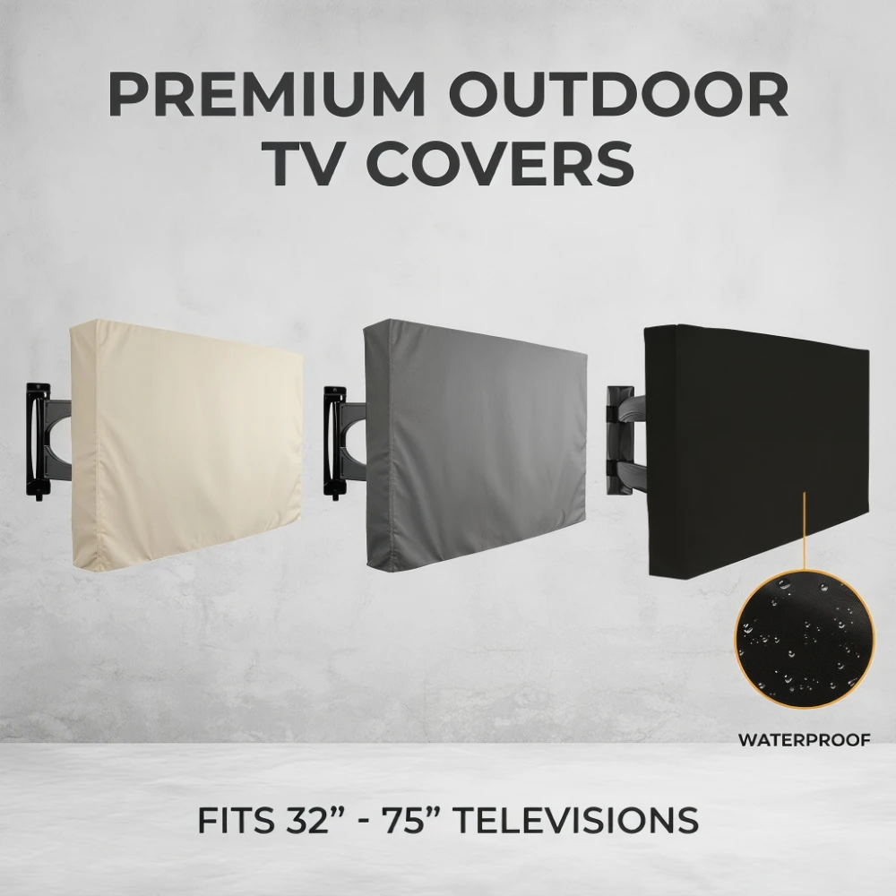 

TV Cover Designer Dust Cover Various Sizes - Luxury Protection for Modern Televisions