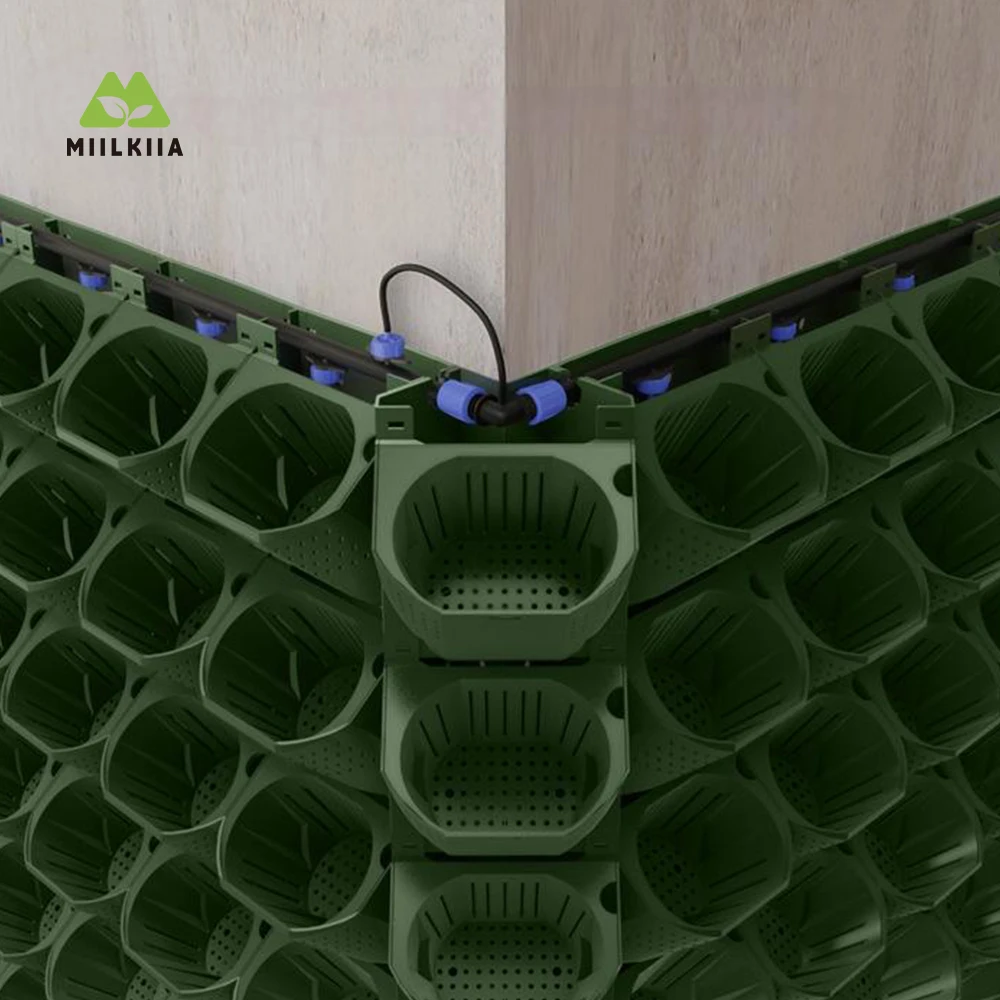 Corner Vertical Planter – Modular Wall-Mounted Plant Pot for 1-Hole and 3-Hole Systems (Indoor & Outdoor Use)