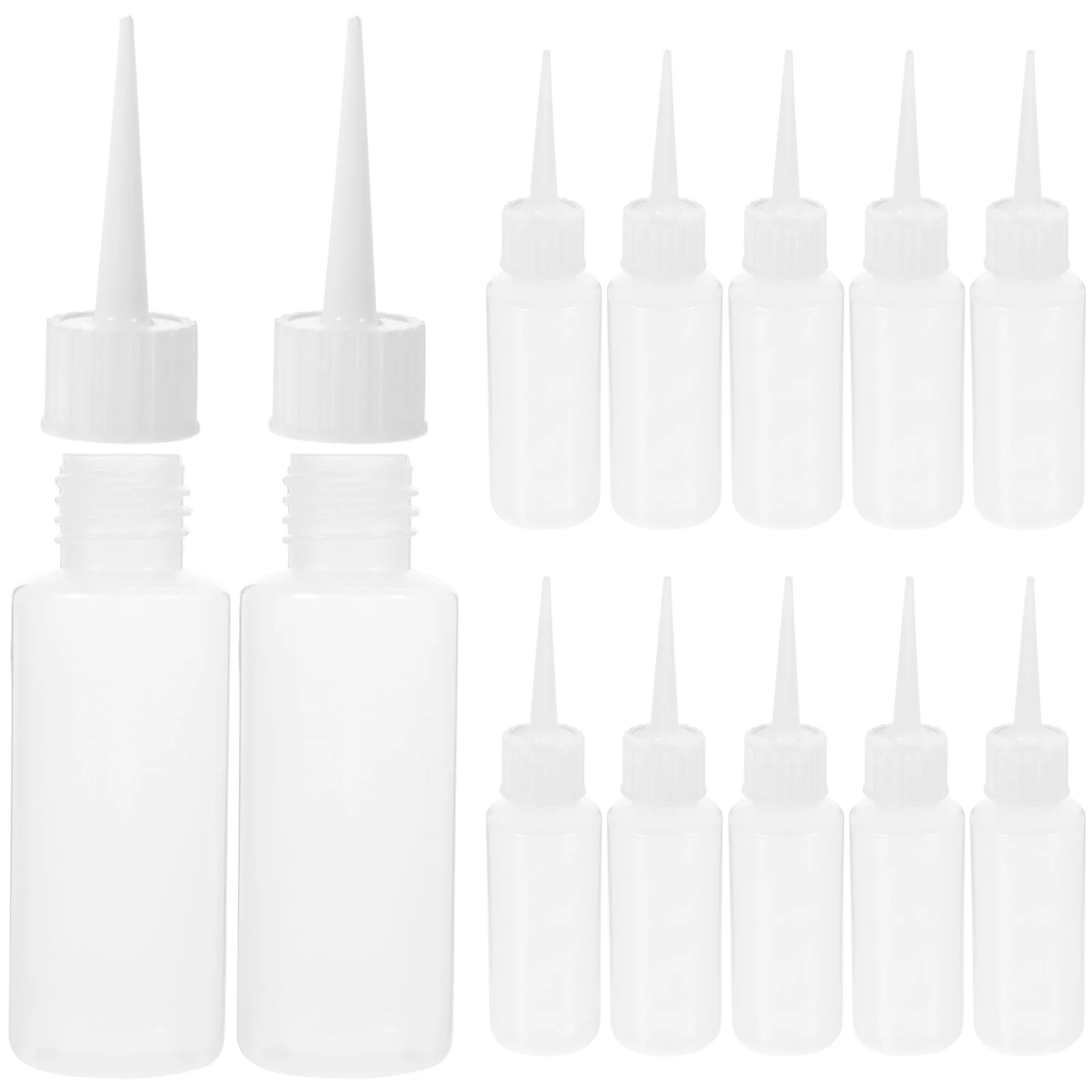 

20 Pcs Applicator Travel Mini Containers Glue Dispenser Bottles Droppers for Liquid Squeeze