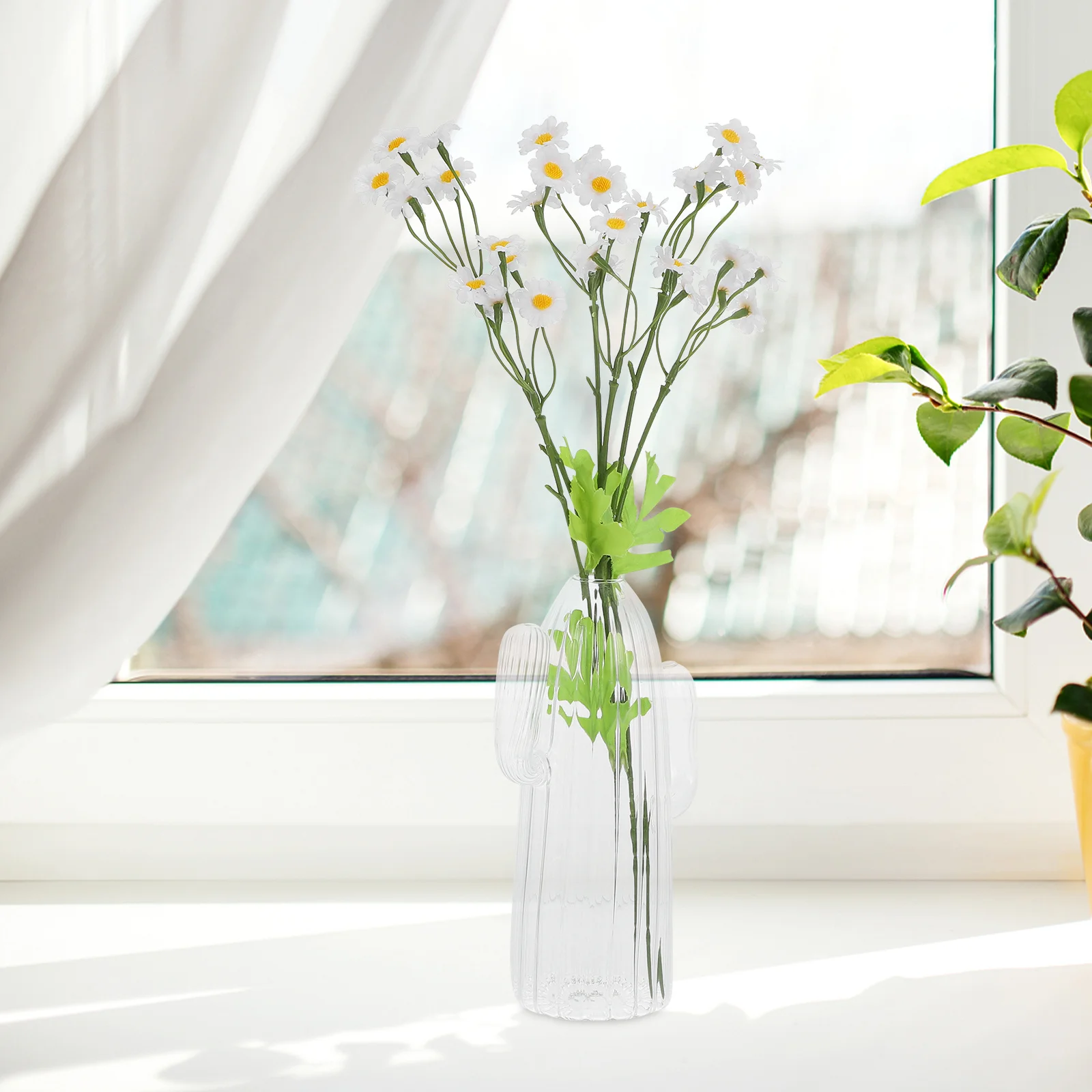 

Aesthetic Vase Cute Flower Arranging Clear for Flowers Floral Vases Cactus Decor
