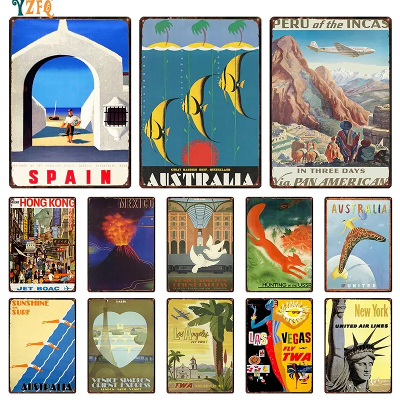 Vintage City Sign T…