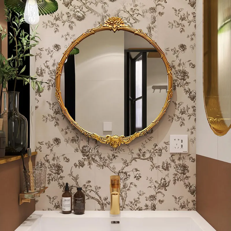 Light Luxury Small Mirrors With Increase Mirror Wall Decoration Baby Room Beauty Salons Store Espelho De Corpo Inteiro Mirror
