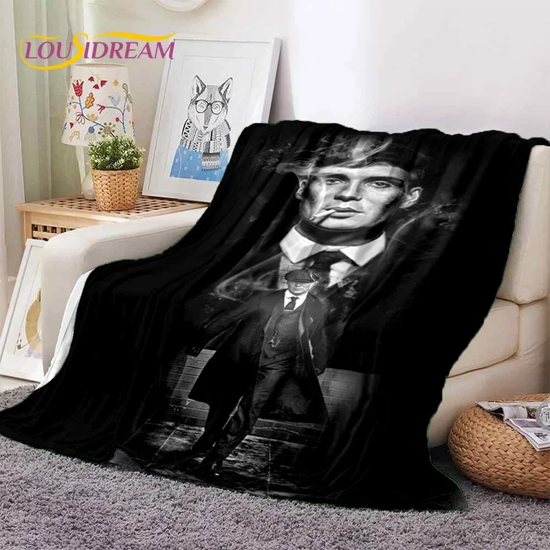 3D P-Peaky Blinders Tommy Shelby morbida coperta di flanella per letti camera da letto divano Picnic, coperta per copertura all\'aperto regalo per il