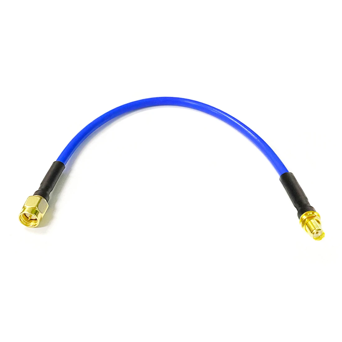 SMA Male to SMA Female/Male Connector Adapter RG402 Semi Flexible Coaxial Cable 0.141" 50 Ohm Blue Jack 20cm/30cm/50cm/100cm