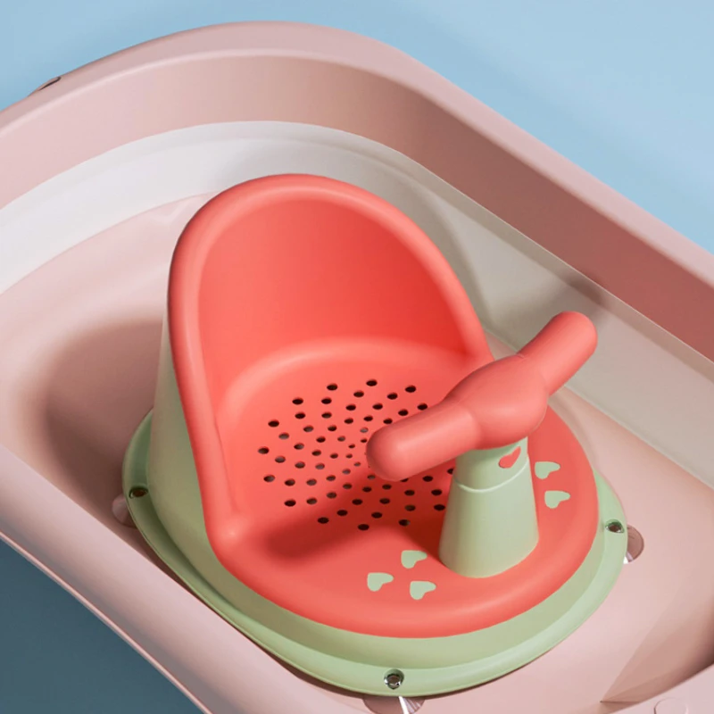 كرسي استحمام للأطفال، رف دش محمول مناسب لحديثي الولادة وإكسسوارات نمو الأطفال الصغار