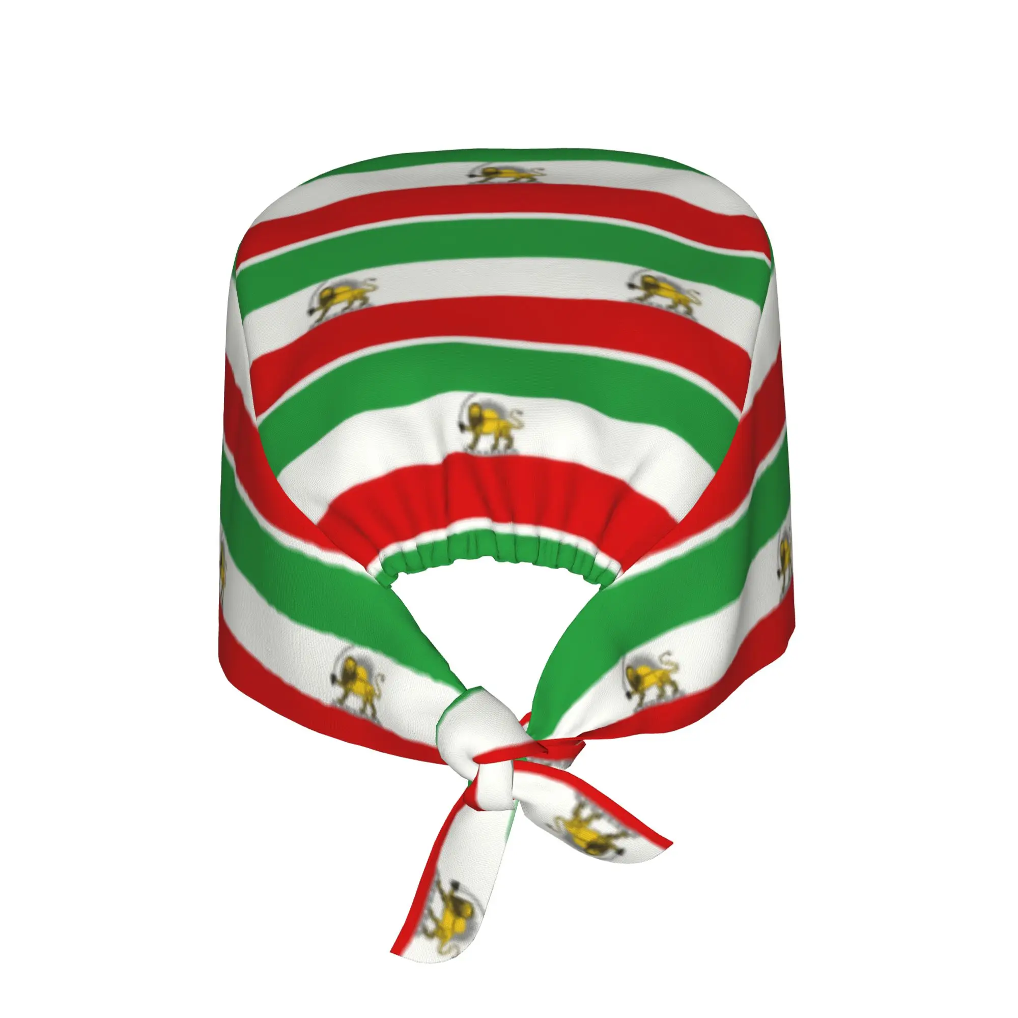 State Flag of the Imperial Iran Working Cap Surgical Hats Women Men  Operating Room Cap Nursing Cap Lab Works Hat