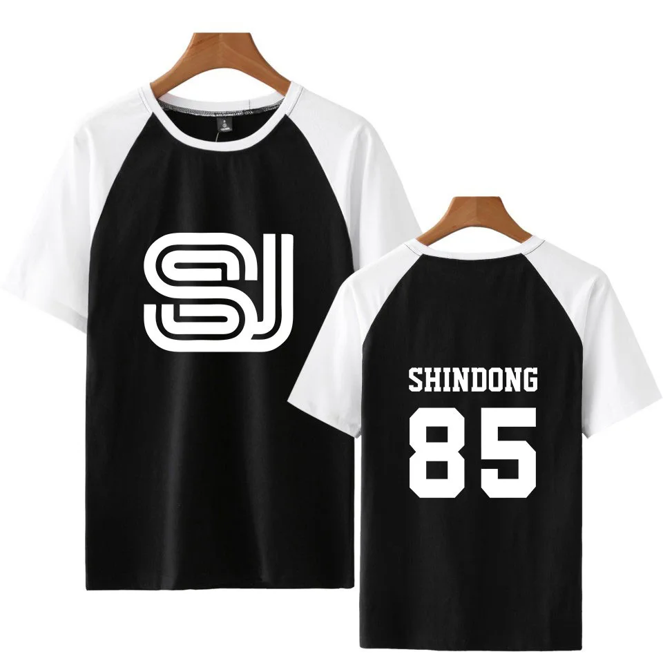 Super junior Raglan Men Women T Shirt Exclusive Kpop 2022 New Casual Spring Summer Cool T-shirt Brand Clothing