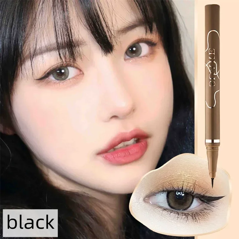 Girls Holiday Gifts Smooth Very Fine Eyeliner Pen Longacting Quick drying Waterproof Eyeliner Pen Suitable for Beginners