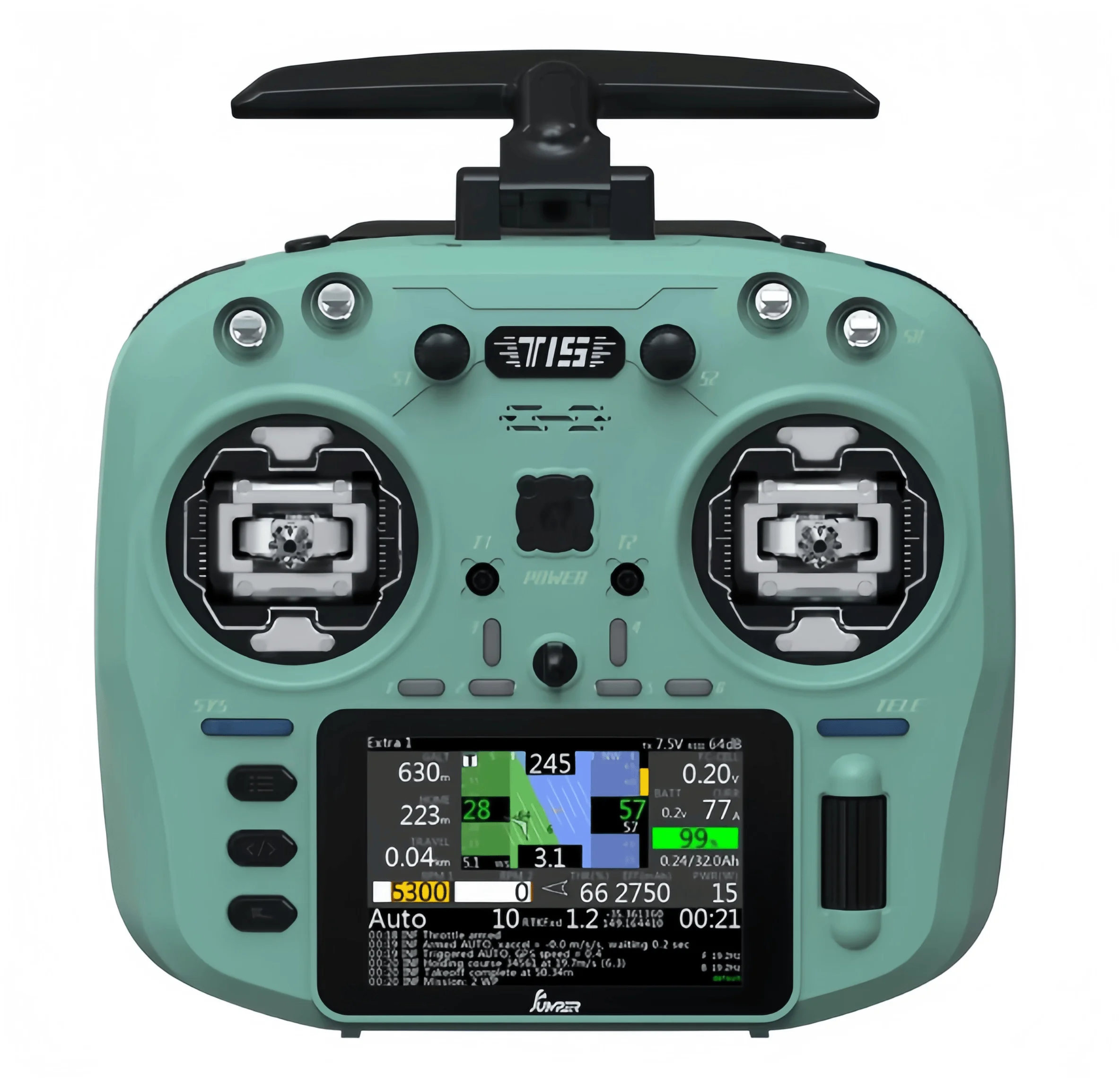 البلوز T15 قاعة الاستشعار شاشة ملونة وحدة تحكم راديو FPV EDGETX/ELRS لطائرة طويلة المدى RC بدون طيار