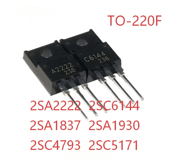 10-20PCS New A2222 2SA2222 C6144 2SC6144 2SA1837 2SC4793 2SA1930 2SC5171 PC shell