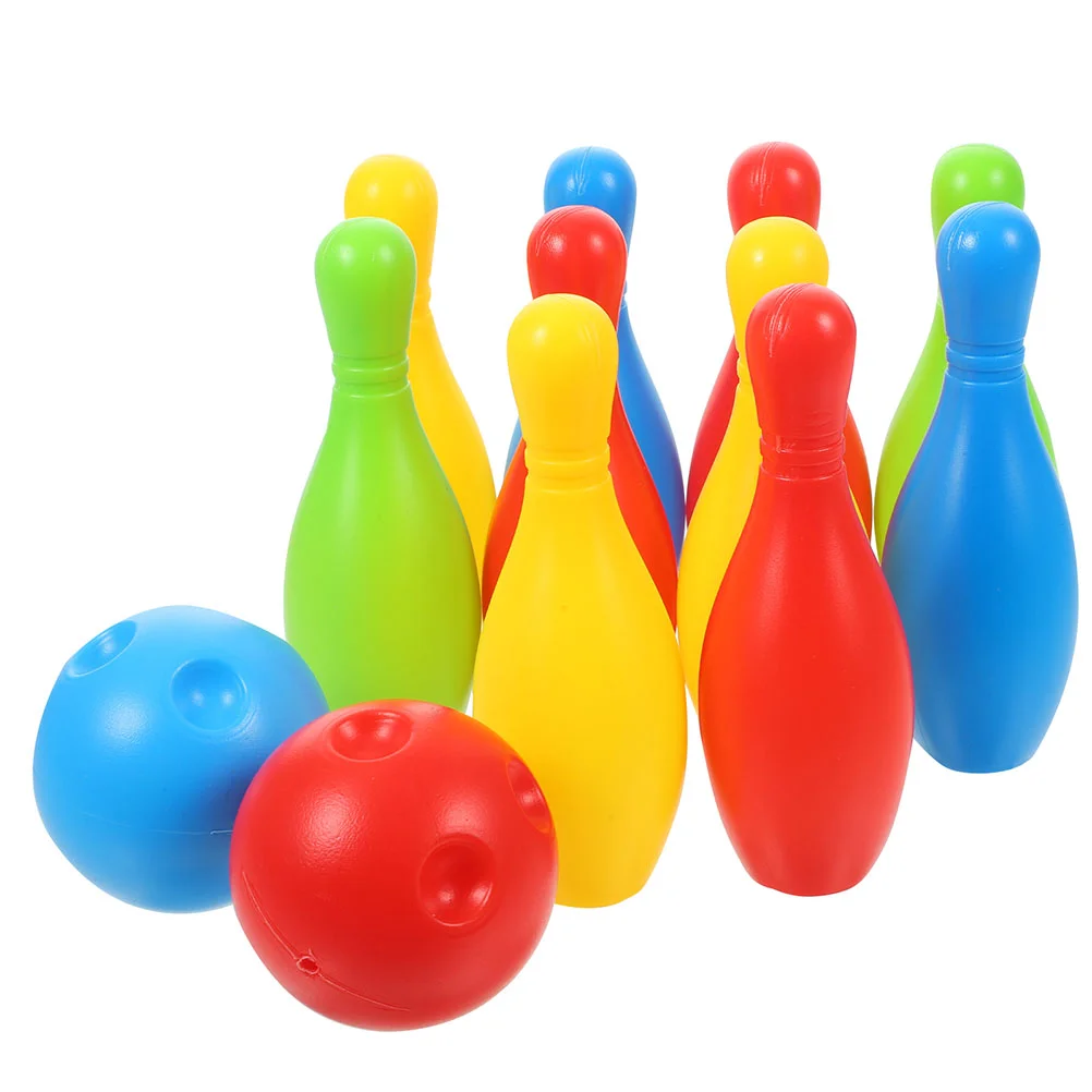 Mini giochi di palline da bowling per bambini, giocattoli sportivi, perno esterno per bambini