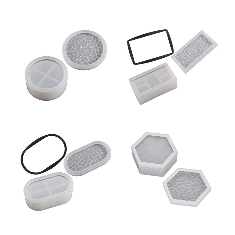 

Storage Box Mold Jewelry Rings Box Mold Suitable for Soap Candle Holder Jewelry Organizer DIY Crafts Home Decorations