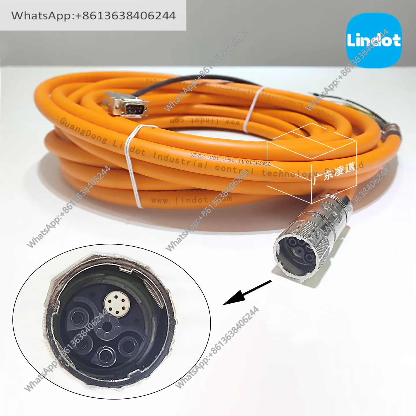 8BCH010-1111A-0 10 meters Compatible with B & R hybrid motor cable power cord