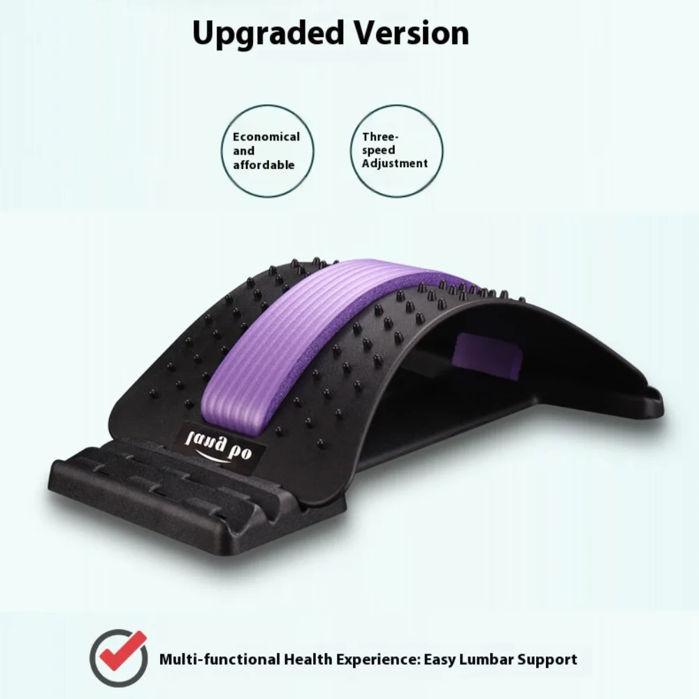 Lumbar Vertebrae Stretcher Pillow Support Massage for Neck Waist Back Herniated Disc Pain Relief Massage Relaxation