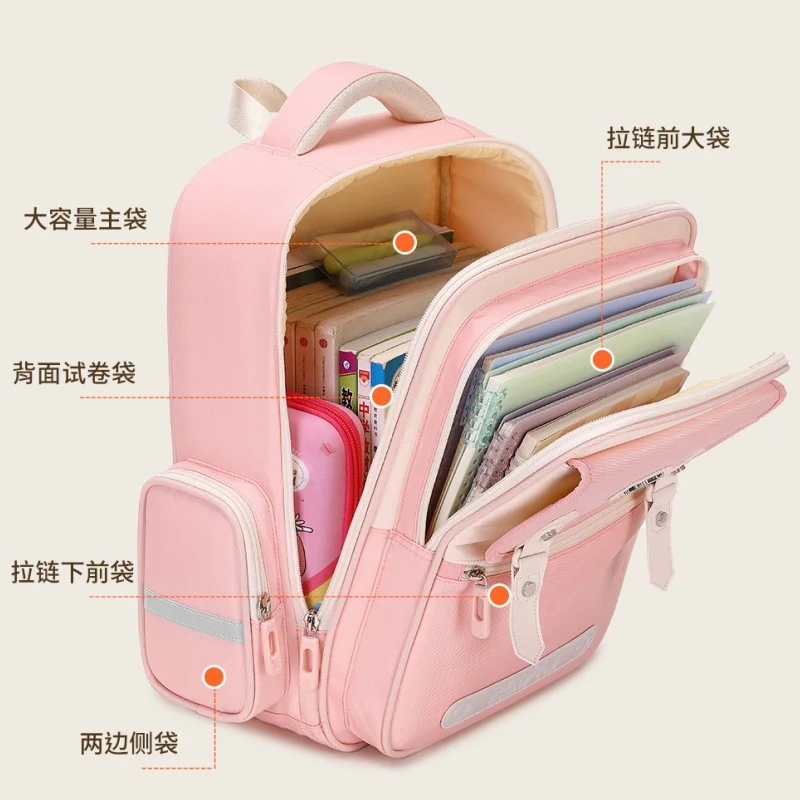 

Популярный рюкзак для учащихся начальной школы, защита позвоночника, сниженная нагрузка, большая вместимость, высокое качество, красочный детский подарок на день рождения