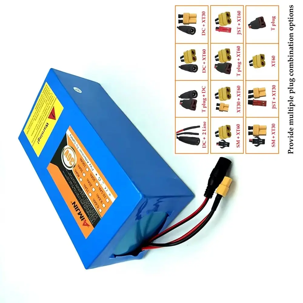 NEW 10s5p high-power rechargeable lithium battery 36v 15Ah 18650 ,used for electric motorcycles,bicycle,XT60,DC,XT30 ,2A charger